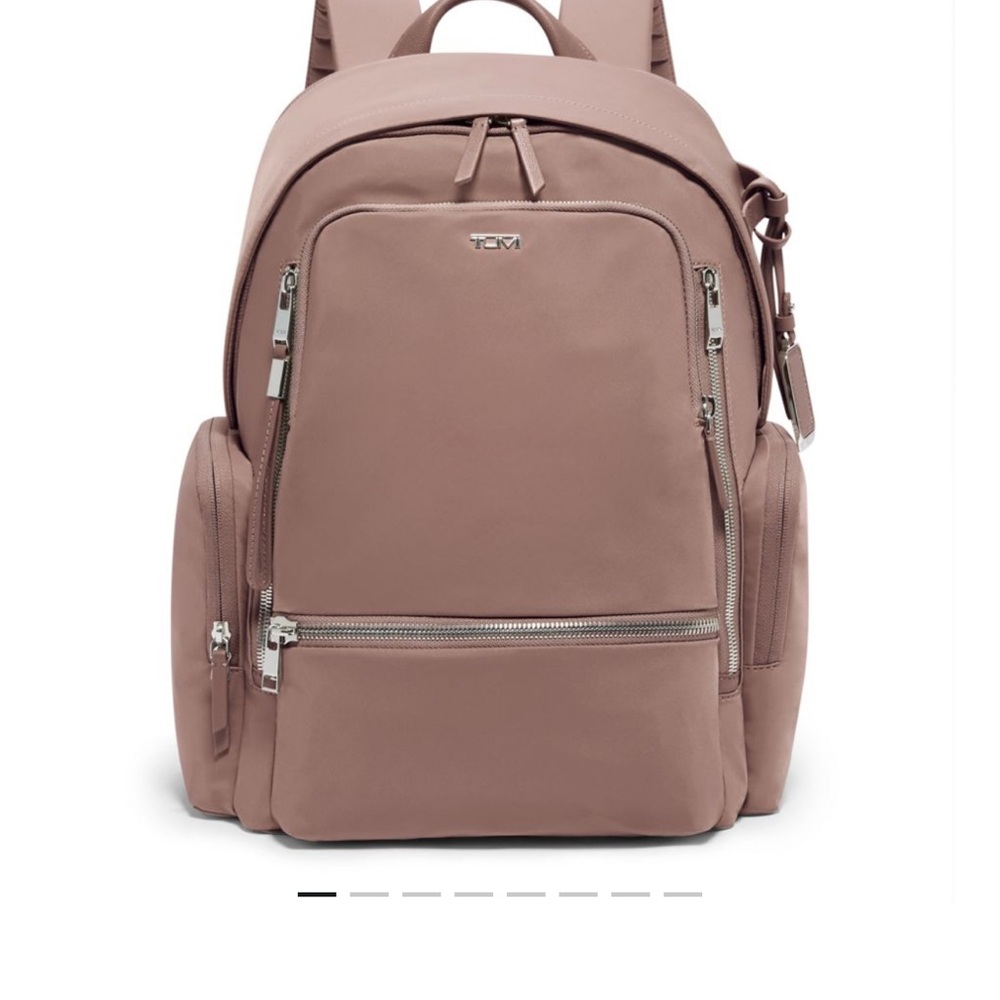 Tumi Light Mauve Celina Backpack Classic Design Adjustable Straps